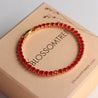 Zirconium Red Tennis Bracelet