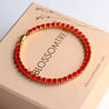 Zirconium Red Tennis Bracelet