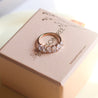 Rose Gold Oval Stone Ring