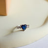 Blue Heart Ring