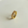 Gold Zirconium Ring