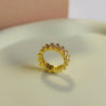 Gold Zirconium Ring