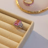 Pink Rectangular Ring