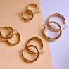 Chunky Golden Hoops