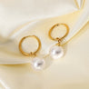 Statement Pearl Hoops