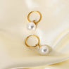 Statement Pearl Hoops