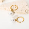 Statement Pearl Hoops